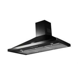 BLACK 90CM CANOPY RANGEHOOD