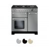 KITCHENER 90CM DUAL FUEL RANGE COOKER