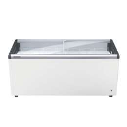 499L Curved Glass Slide Lid Chest Freezer