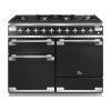 Falcon Elise 110 Dual Fuel Charcoal Black with brushed nickel