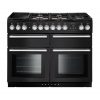Falcon Nexus SE 110 Dual Fuel Charcoal Black with satin chrome trim