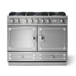 CORNUFÉ 110CM DUAL FUEL RANGE COOKER - STAINLESS STEEL