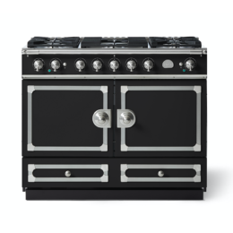 CORNUFÉ 110CM DUAL FUEL RANGE COOKER - MATT BLACK