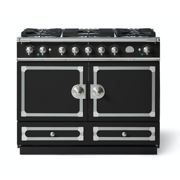 FE1NNEEEF1 CornuFe 110 Range Cooker Matt Black Brushed Nickel and Stainless Steel 8100105