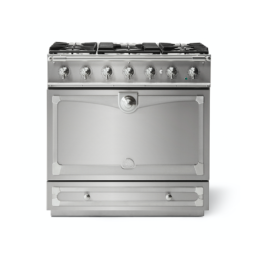 CORNUFÉ ALBERTINE 90CM DUAL FUEL RANGE COOKER - STAINLESS STEEL