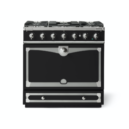 CORNUFÉ ALBERTINE 90CM DUAL FUEL RANGE COOKER - MATT BLACK