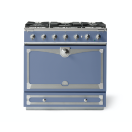 CORNUFÉ ALBERTINE 90CM DUAL FUEL RANGE COOKER - PARIS BLUE