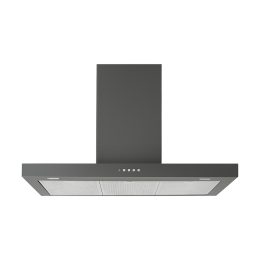 SLATE 90CM INFUSION CANOPY RANGEHOOD