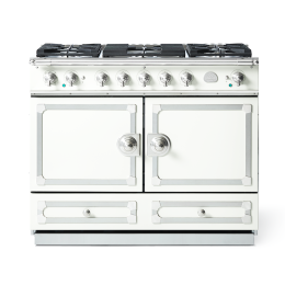 CORNUFÉ 110CM DUAL FUEL RANGE COOKER - PURE WHITE