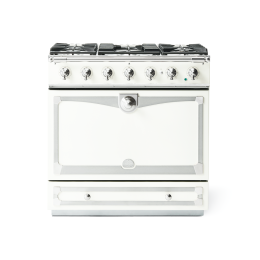CORNUFÉ ALBERTINE 90CM DUAL FUEL RANGE COOKER - PURE WHITE