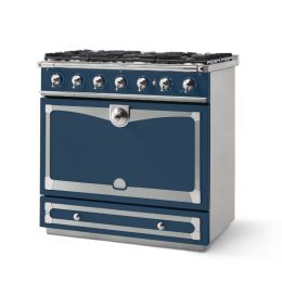 CORNUFÉ ALBERTINE 90CM DUAL FUEL RANGE COOKER - WINTER SKY