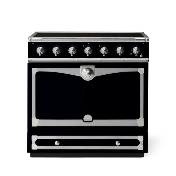 ALB90EIBLN_Albertine90_Induction_Range_Cooker_Shiny_Black_Brushed_Nickel_with_Stainless_Steel_Trim