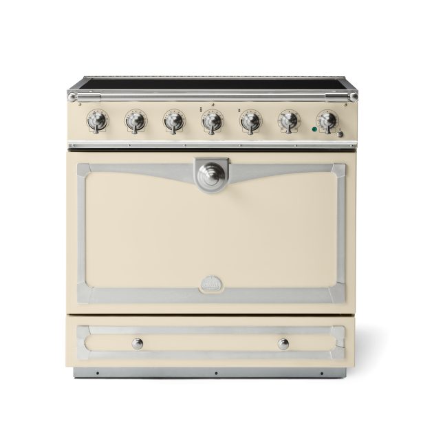 ALB90EIMDN__Induction_Range_Cooker_Morning_Dew_Brushed_Nickel_with_Stainless_Steel_Trim