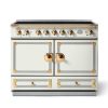 CFE110EIWHBN_CornuFe110_Induction_Range_Cooker_ Pure_White_Polished_Brass_with_Stainless_Steel_Trim