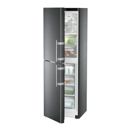 FREESTANDING 'PRIME' BLACKSTEEL FREEZER & BIOFRESH